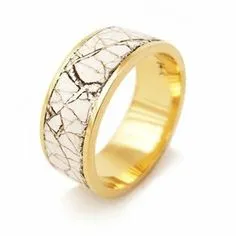 14k Gold Coquille Eggshell Ring