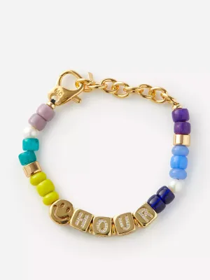 14kt gold-plated Happy Hour bracelet