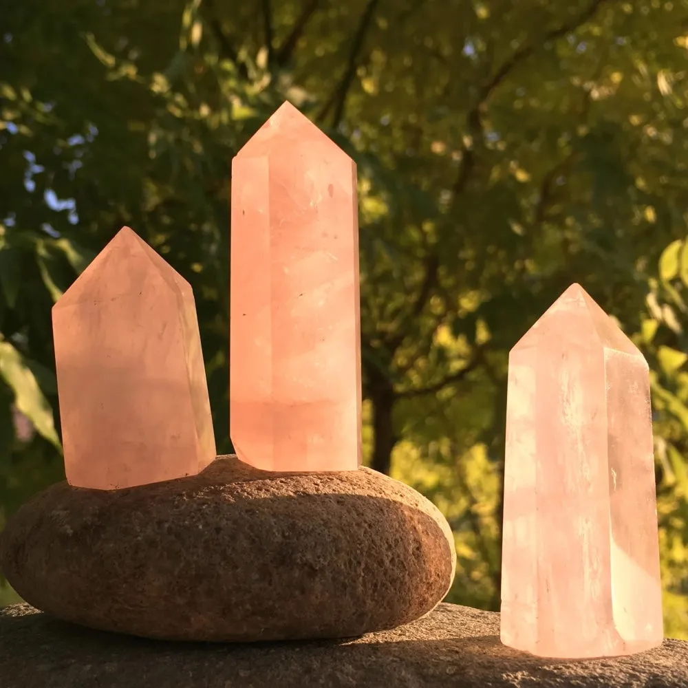 $5 Rose Quartz Crystal - 1 Day Only PROMO