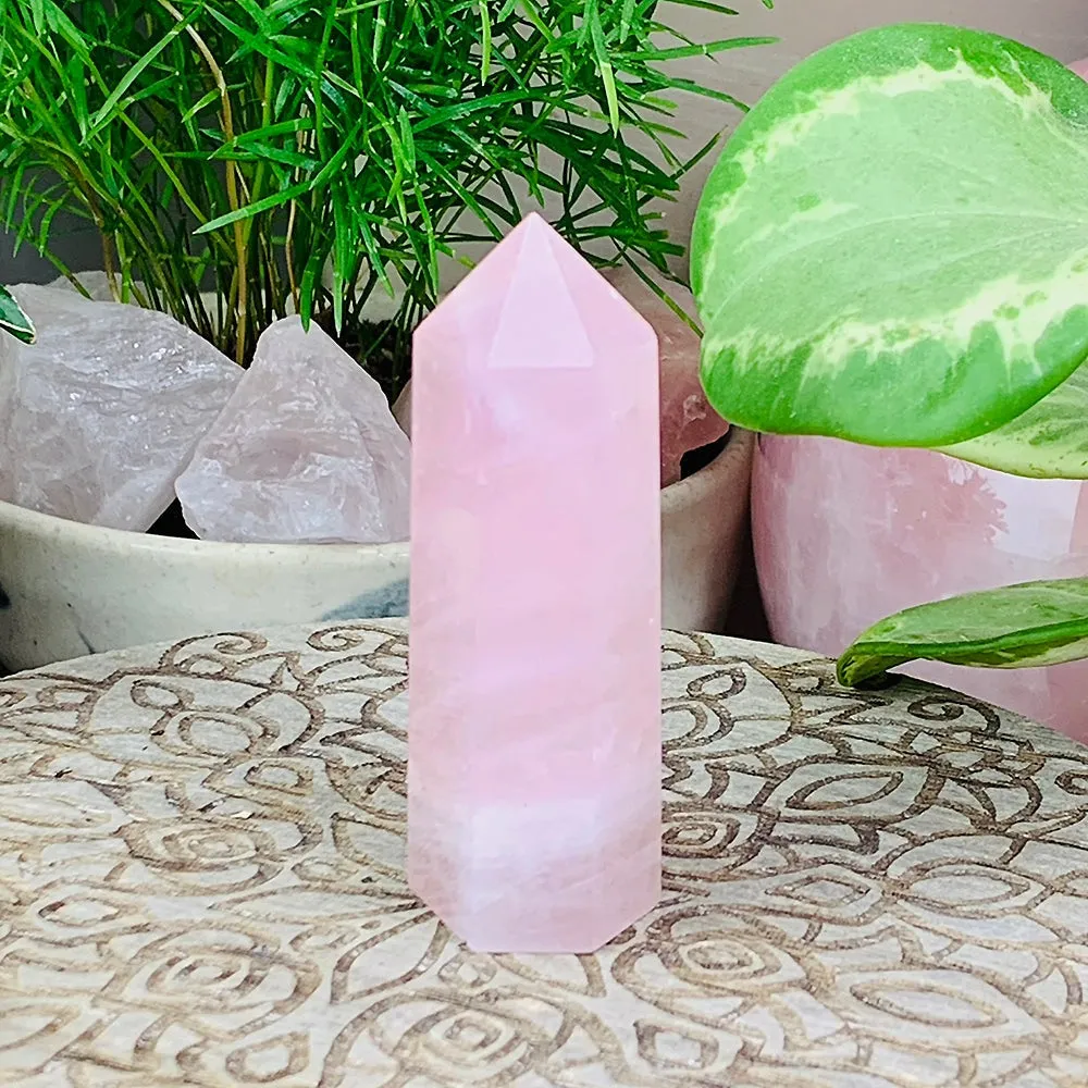 $5 Rose Quartz Crystal - 1 Day Only PROMO