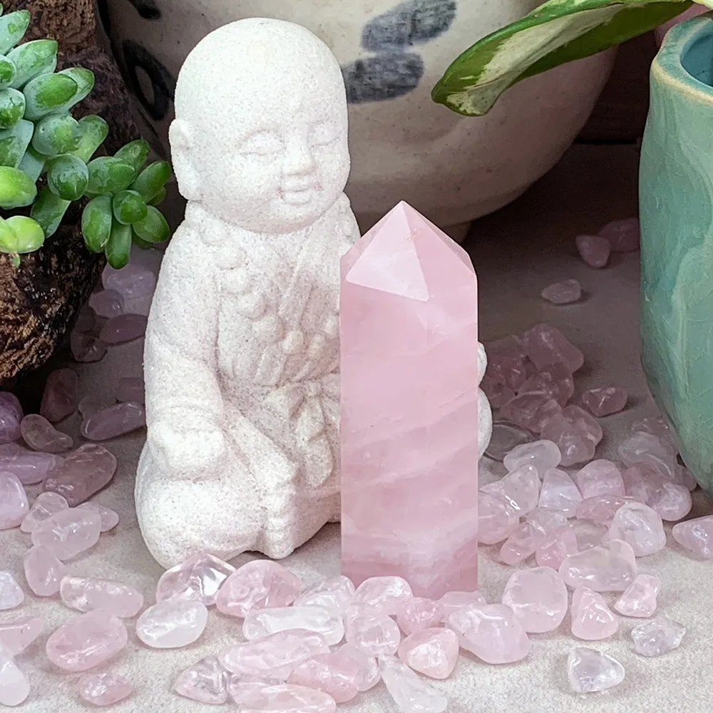 $5 Rose Quartz Crystal - 1 Day Only PROMO