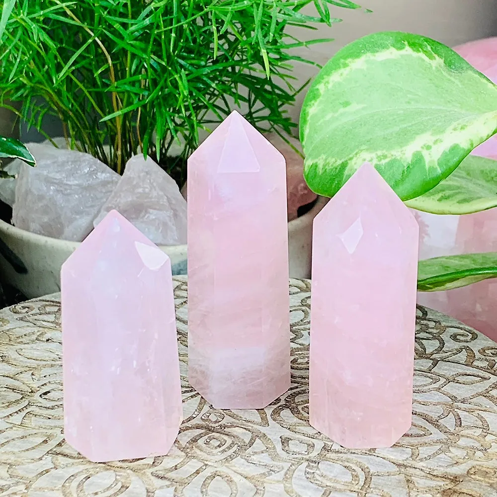 $5 Rose Quartz Crystal - 1 Day Only PROMO