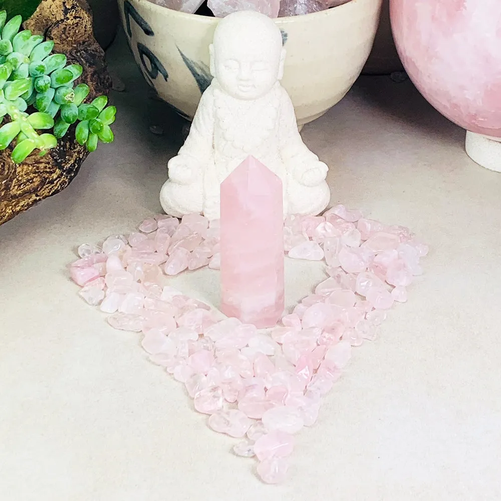 $5 Rose Quartz Crystal - 1 Day Only PROMO