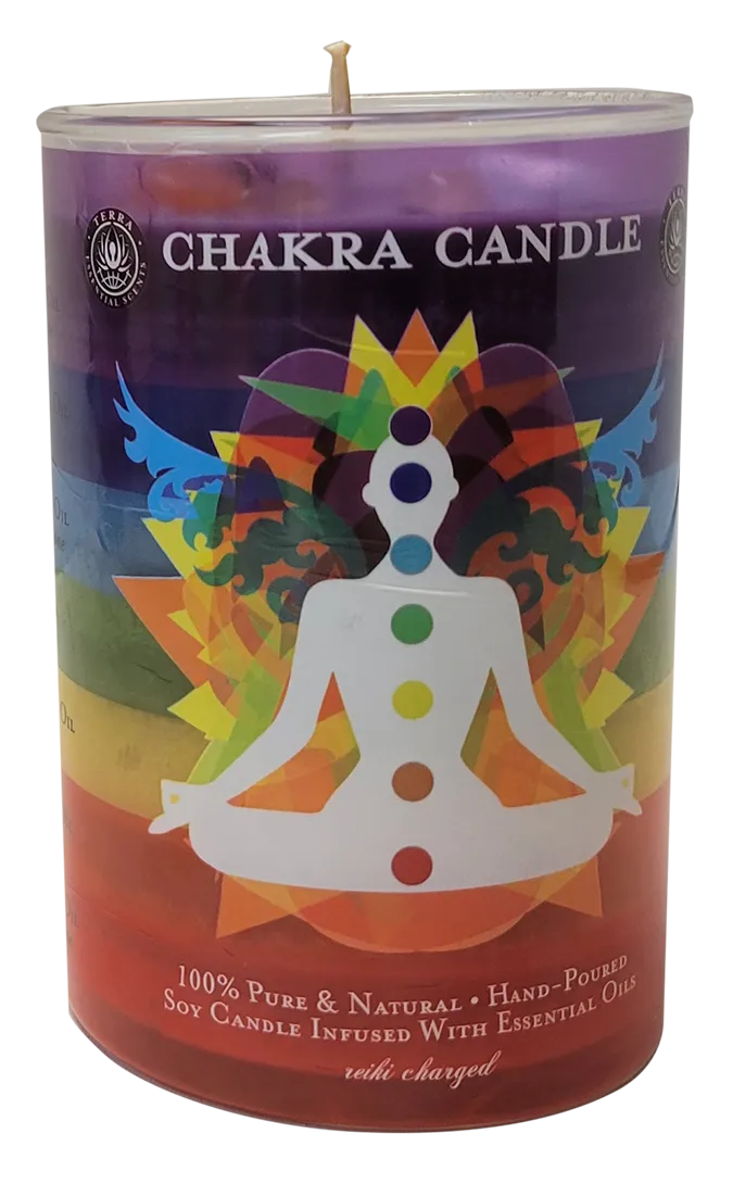 7 Layer Chakra Candle