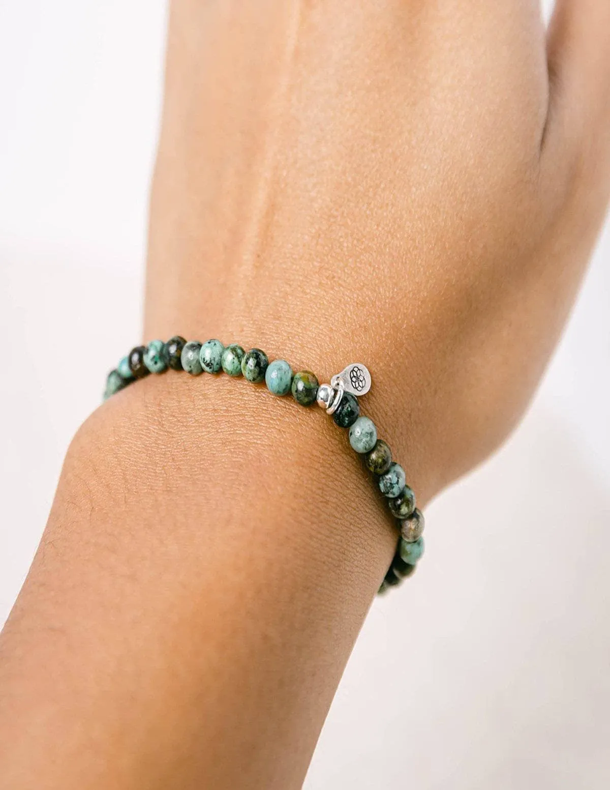 African Turquoise Jasper Mini Gemstone Bracelet