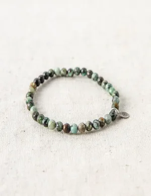 African Turquoise Jasper Mini Gemstone Bracelet