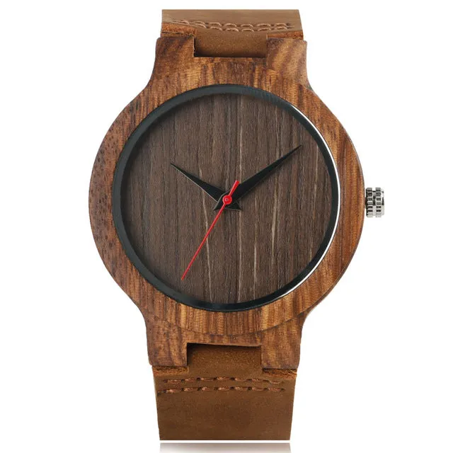 Analog Nature Wood Watch