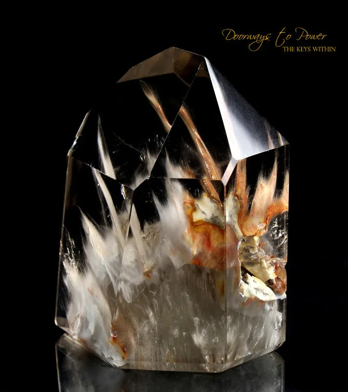 Angel Phantom Amphibole Manifestation Quartz Crystal