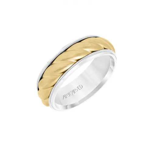 Artcarved Men's Engraved Wedding Band 11-WV8729WY7-G