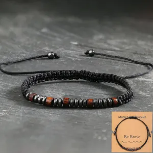 Be Brave Morse Code Bracelet