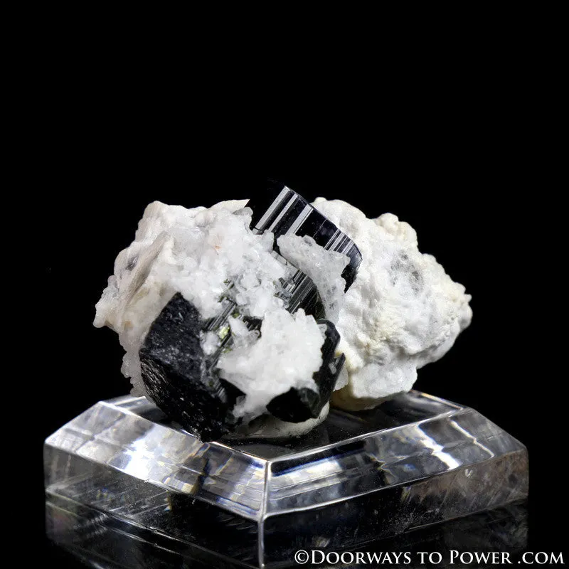 Beautiful Black Tourmaline & Quartz Specimen A   