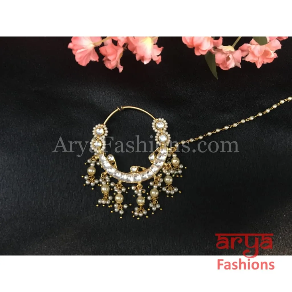 Bridal Kundan Nose Ring