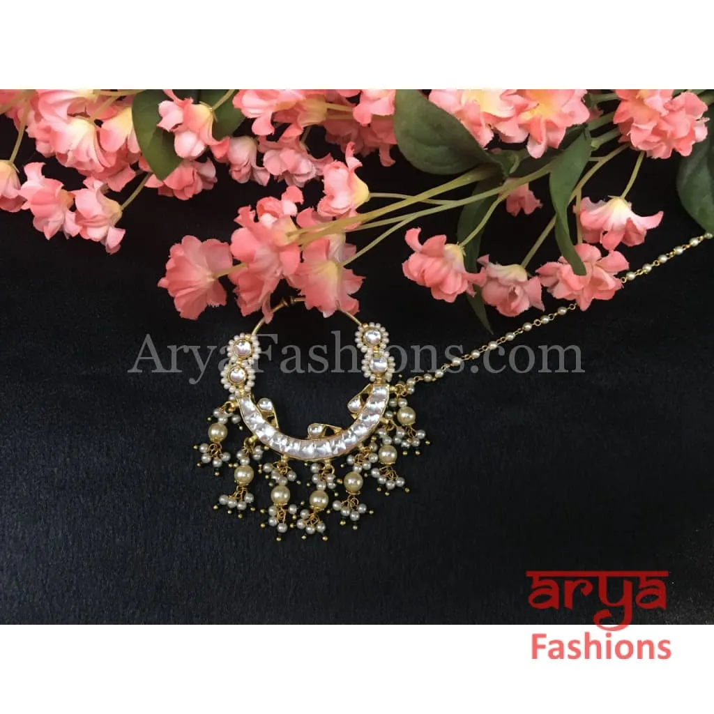 Bridal Kundan Nose Ring