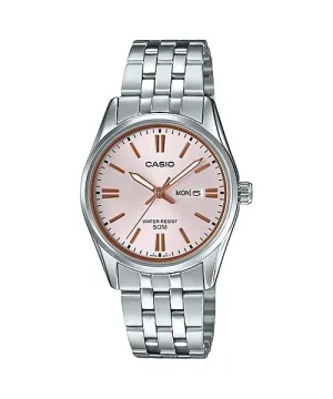 Casio Ladies' Standard Analog Silver Stainless Steel Band Watch LTP1335D-4A LTP-1335D-4A