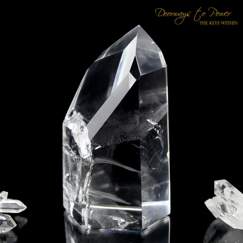 Clear Portal Quartz Master Crystal 'Angelic Infinity Point'