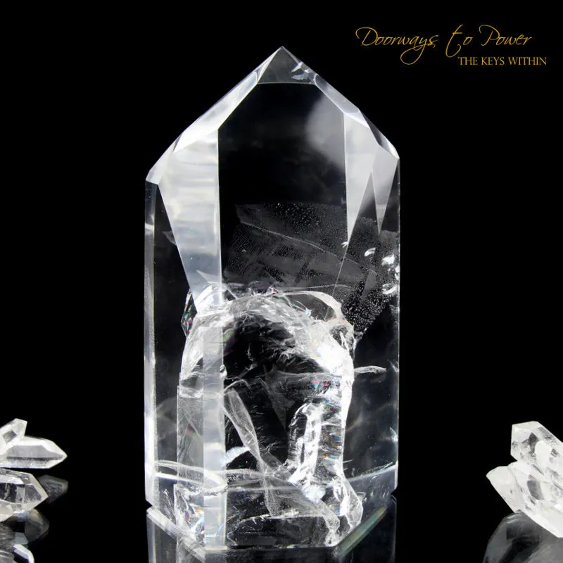 Clear Portal Quartz Master Crystal 'Angelic Infinity Point'