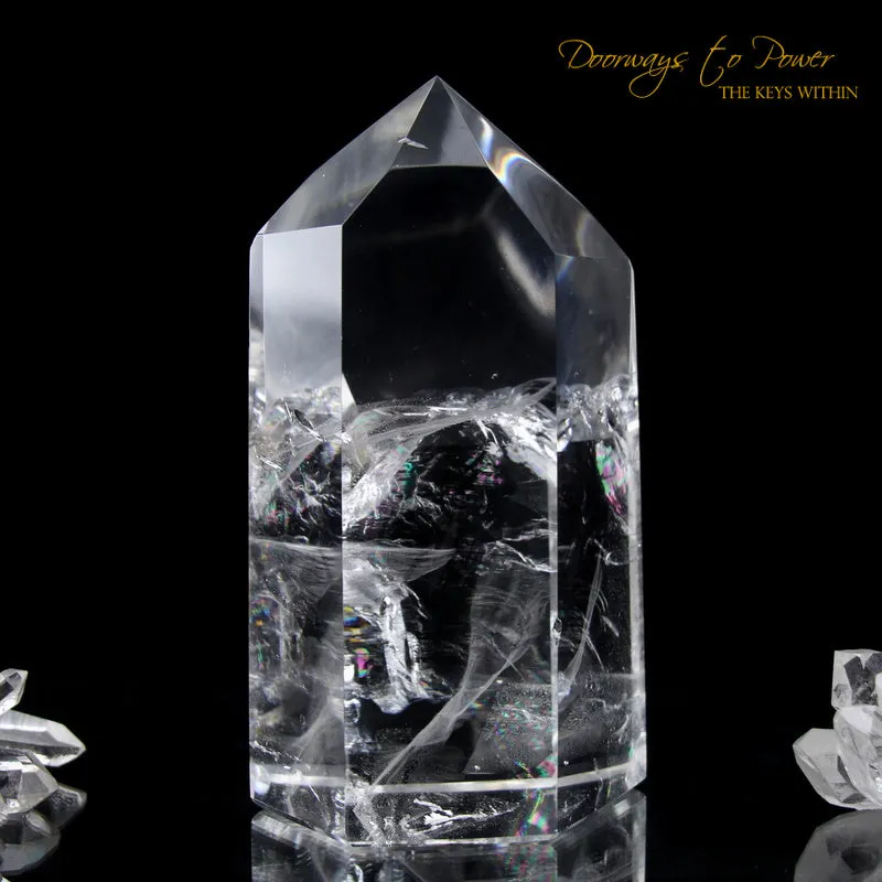 Clear Portal Quartz Master Crystal 'Angelic Infinity Point'