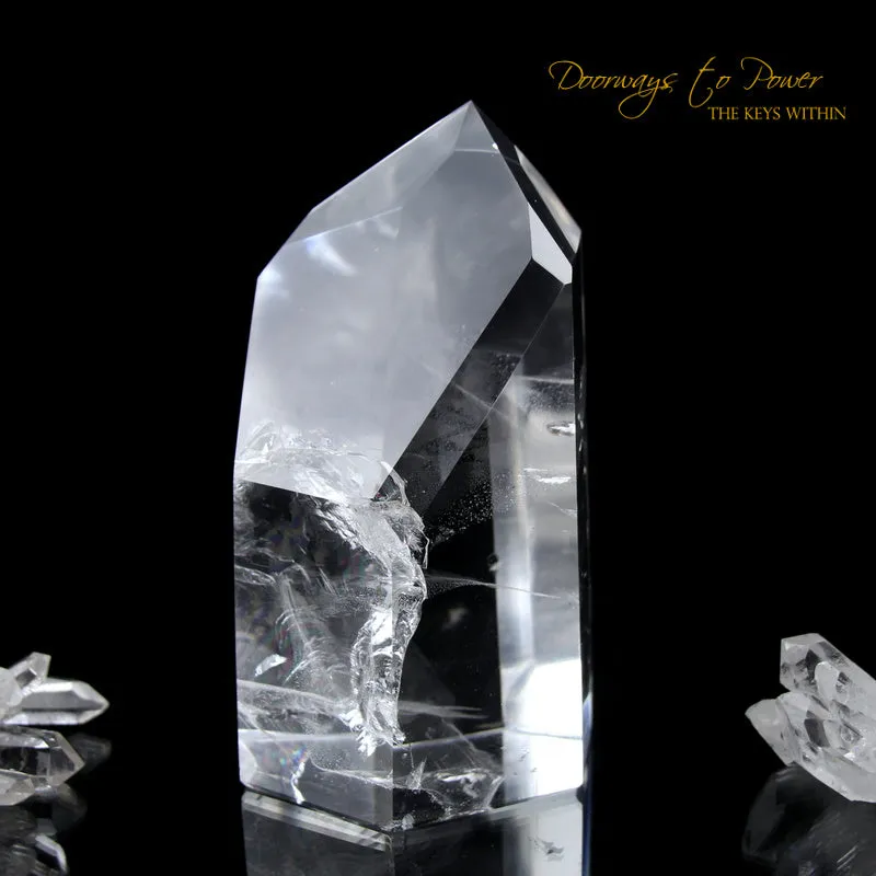 Clear Portal Quartz Master Crystal 'Angelic Infinity Point'