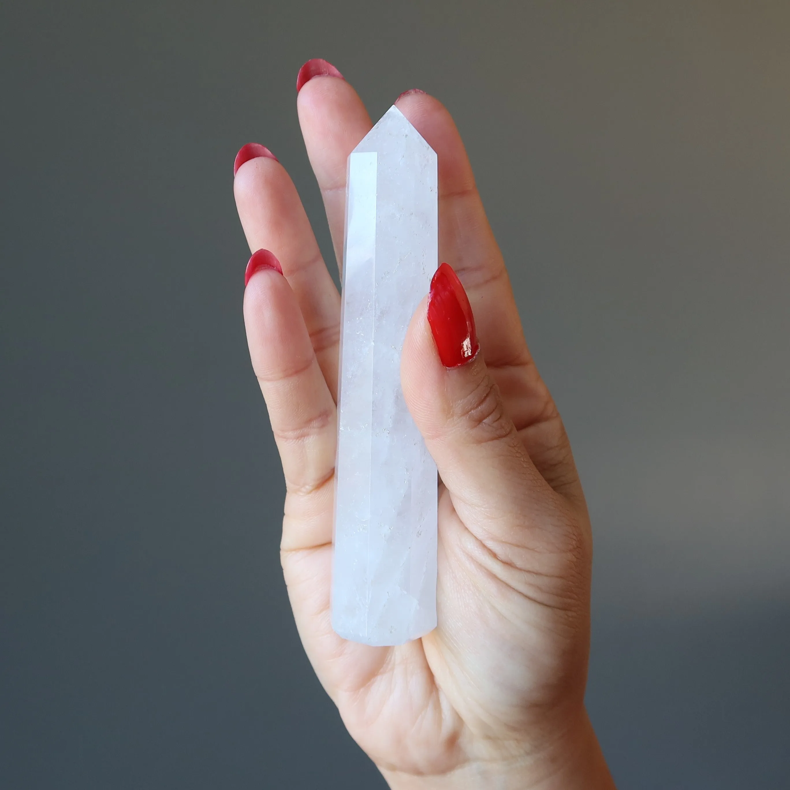 Cloud Quartz Tower Wand Crystal Vibrations