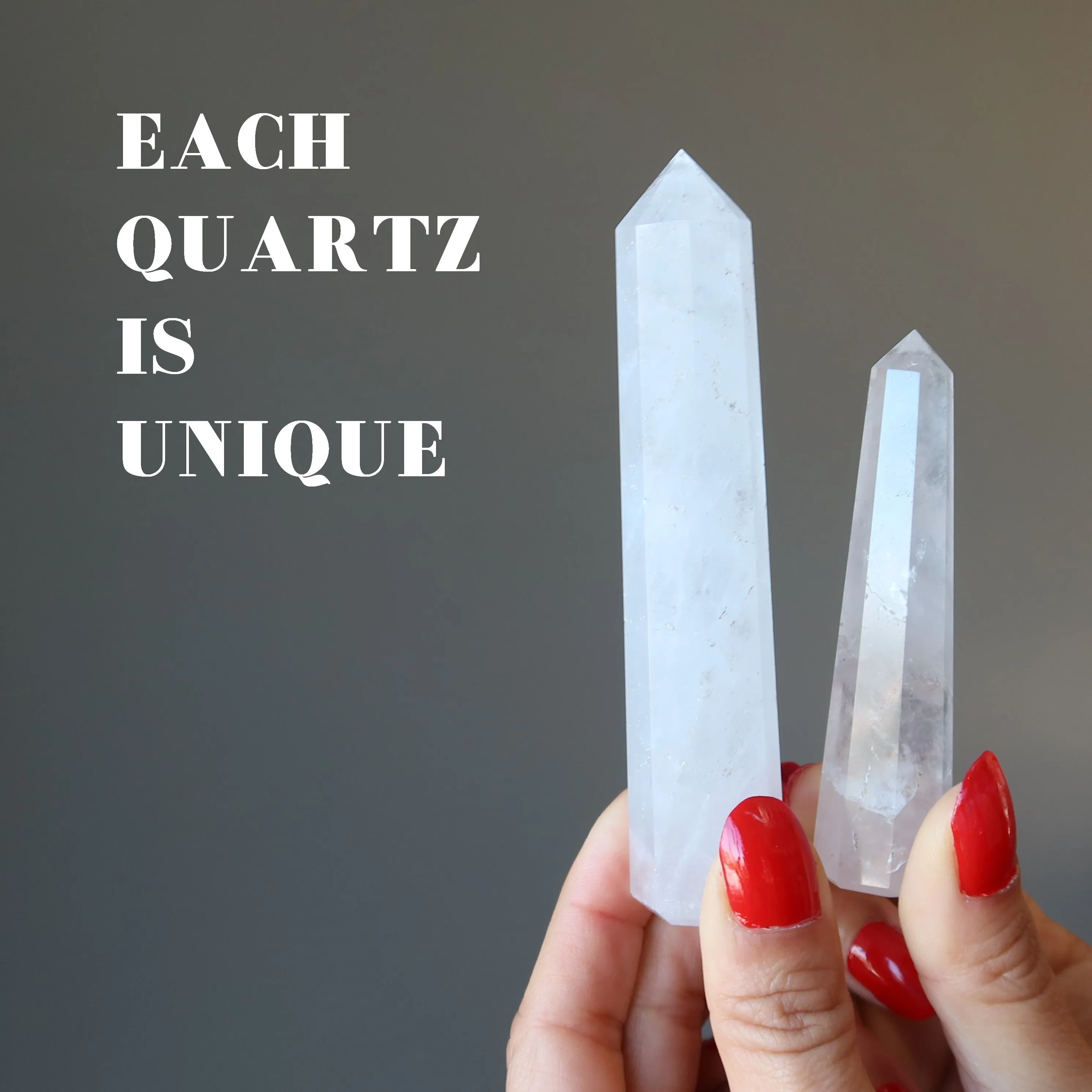 Cloud Quartz Tower Wand Crystal Vibrations