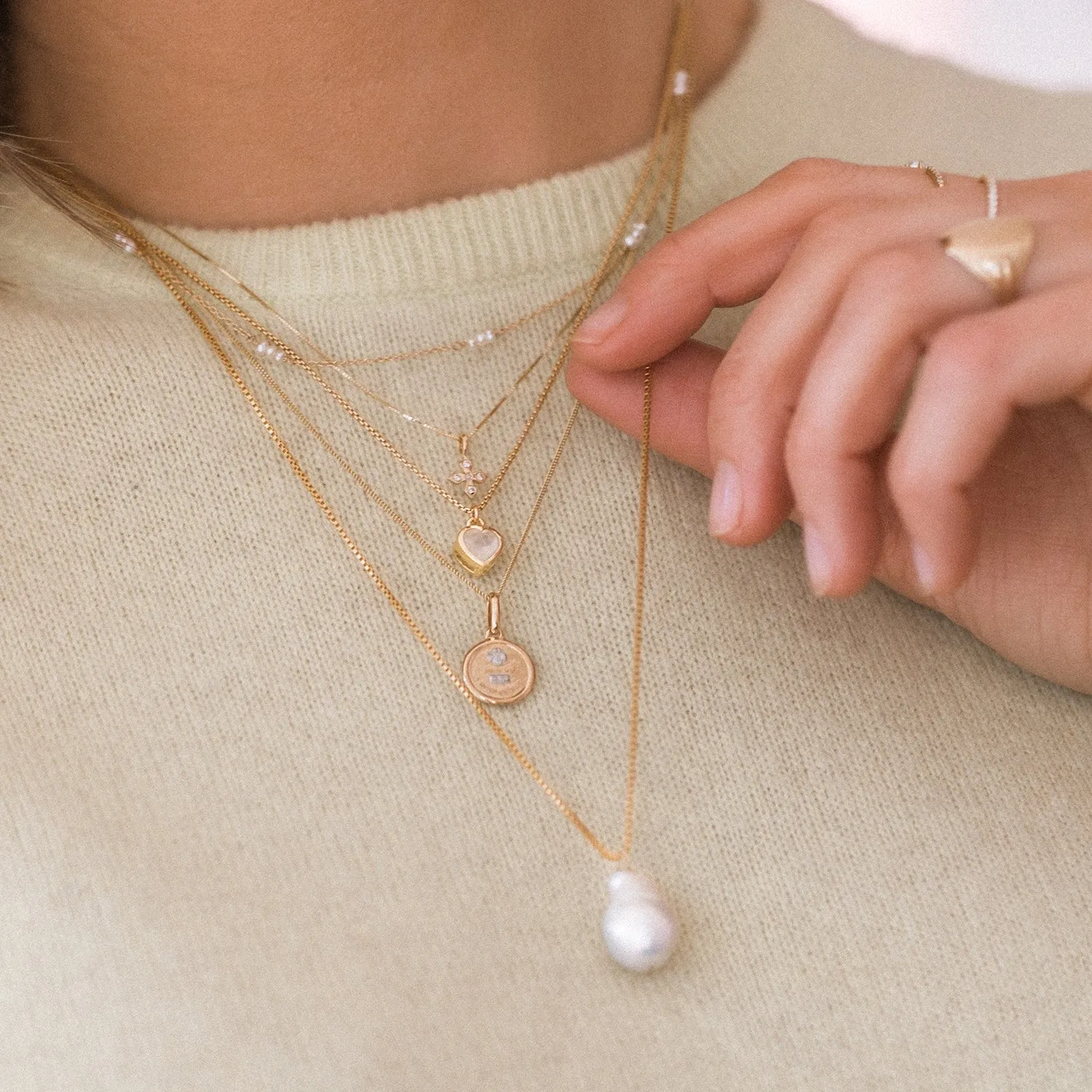 Coeur Necklace | Moonstone