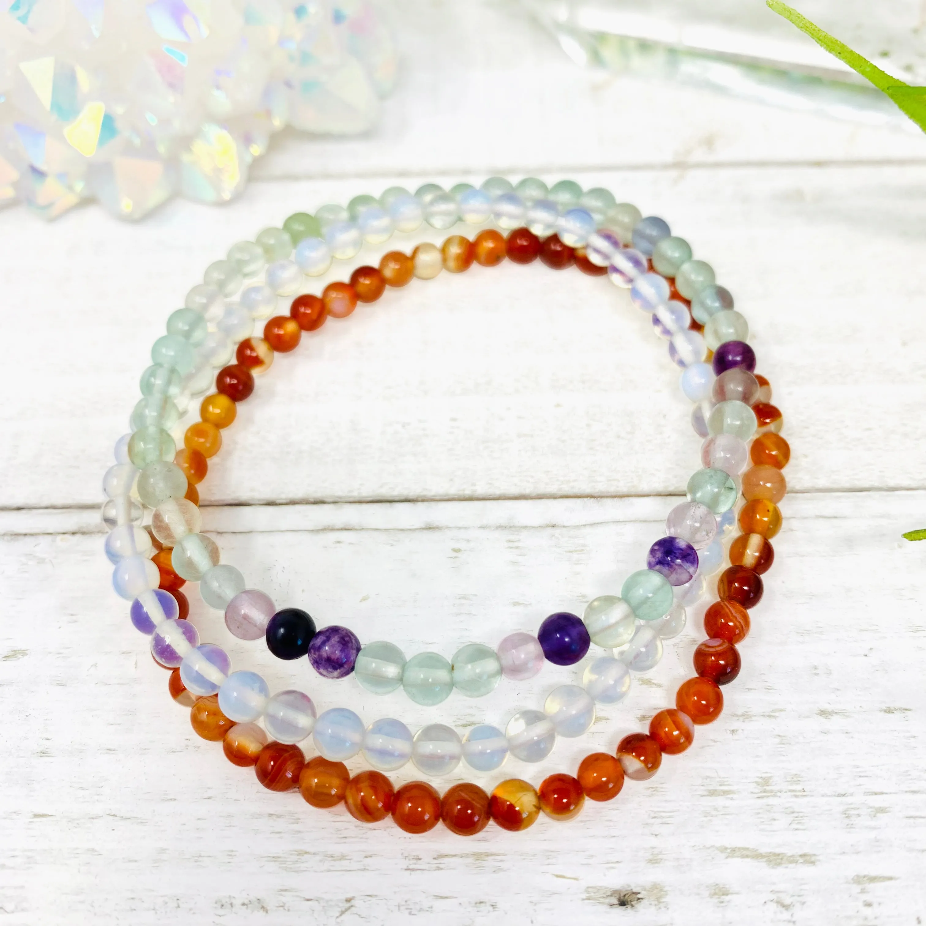 Creativity & Inspiration Stackable Crystal Bracelet Set