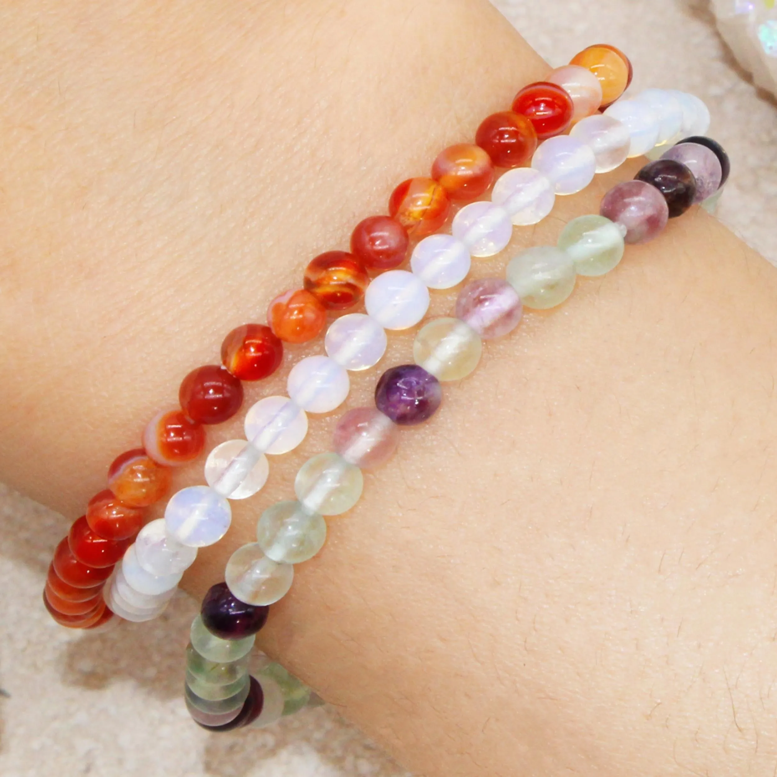 Creativity & Inspiration Stackable Crystal Bracelet Set