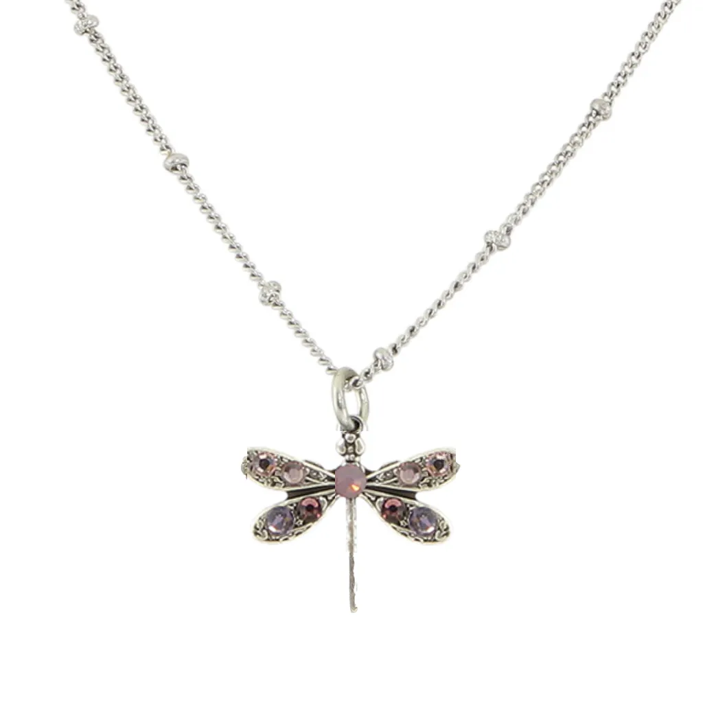 Crystal Dragonfly Necklace