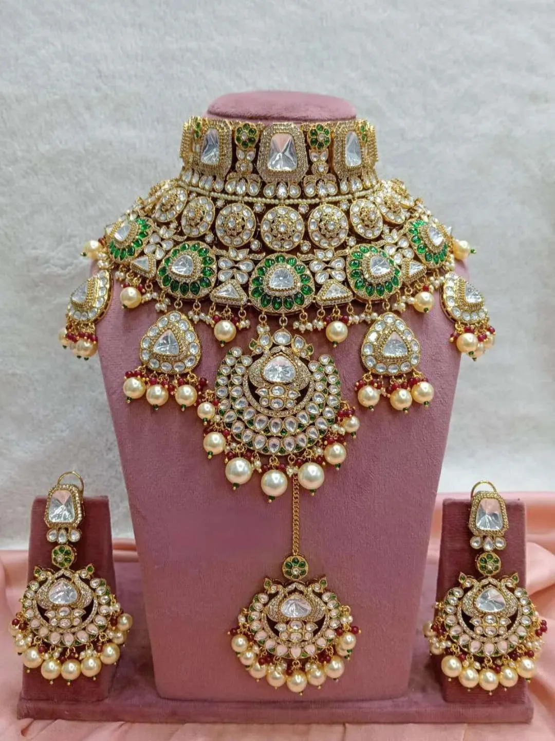 Exclusive Green Regal Bridal Set