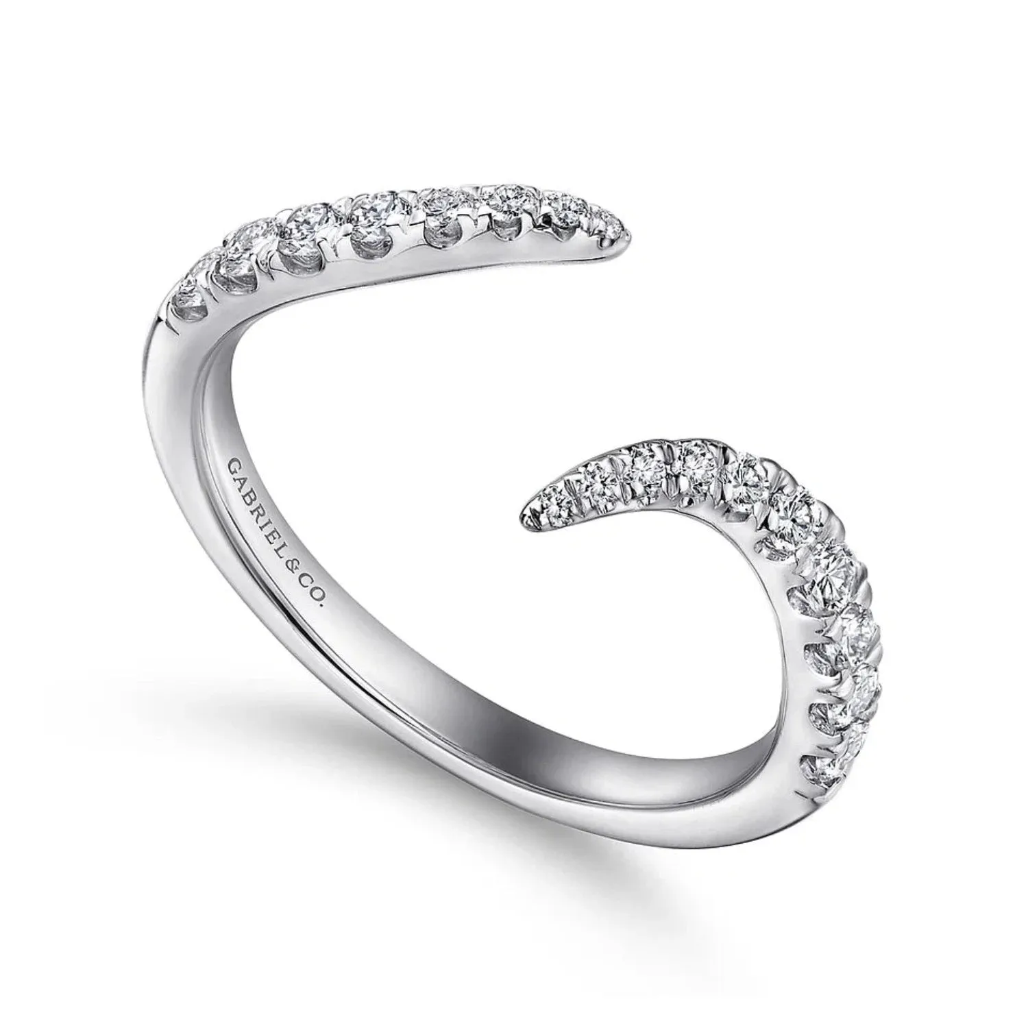 Gabriel & Co. Nova Contemporary Diamond Wedding Band