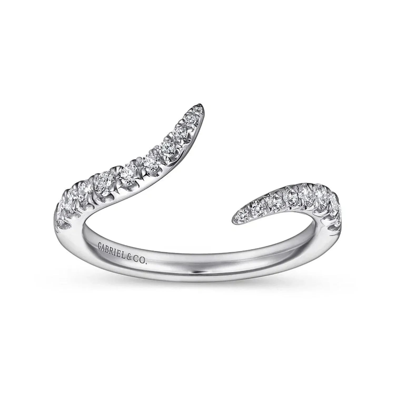 Gabriel & Co. Nova Contemporary Diamond Wedding Band