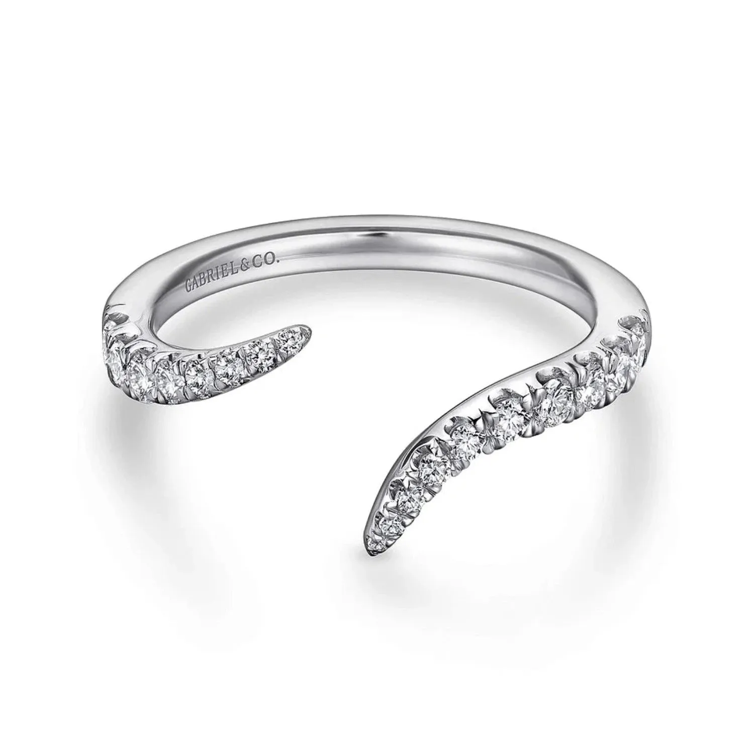 Gabriel & Co. Nova Contemporary Diamond Wedding Band