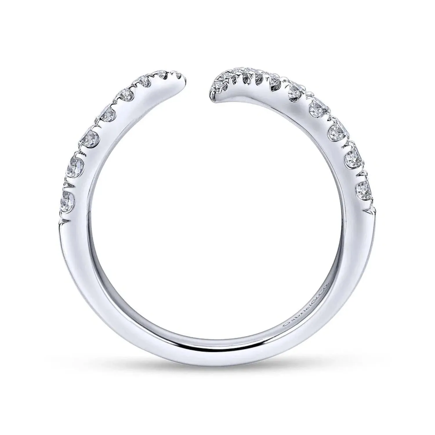 Gabriel & Co. Nova Contemporary Diamond Wedding Band