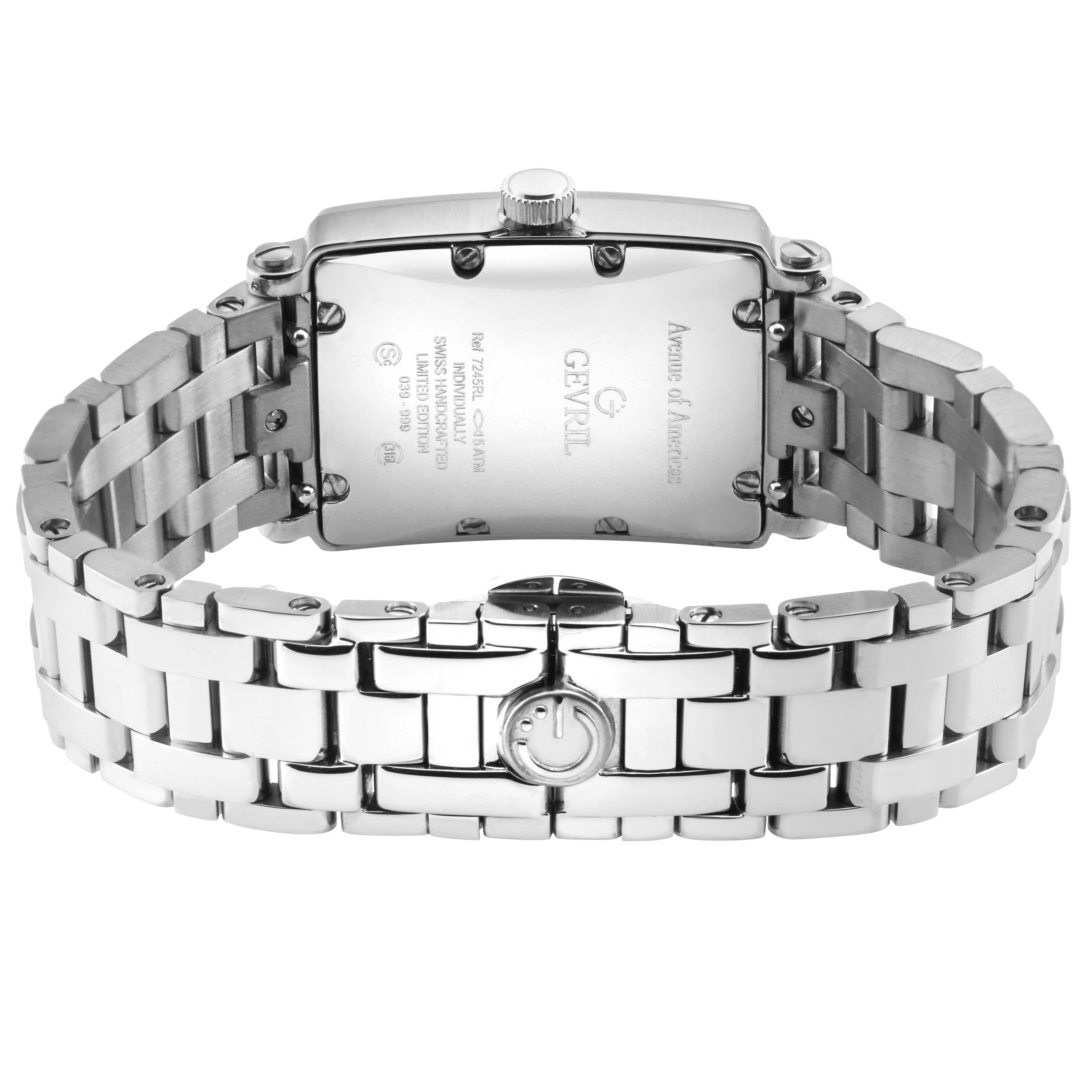 Gevril Women's Avenue of Americas Mini Diamond 32mm Quartz Watch 7245RLB