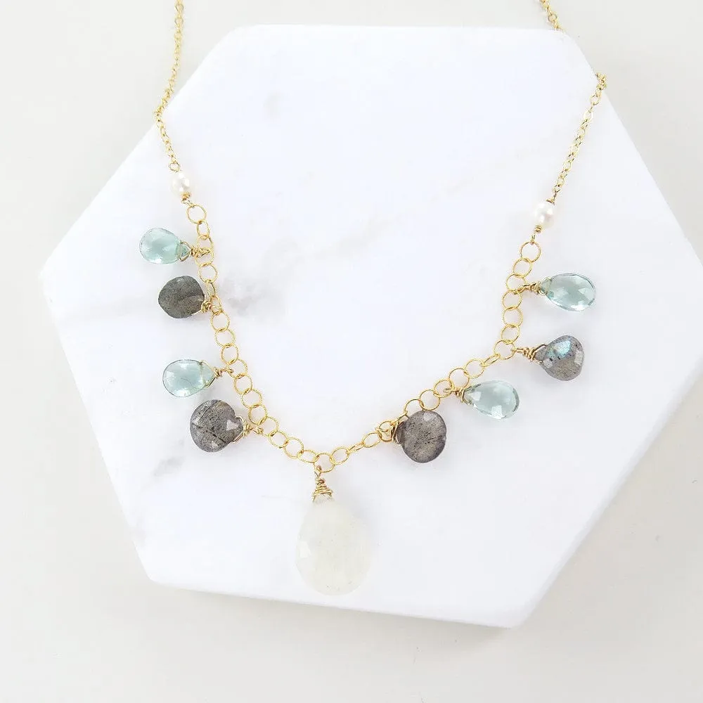 GREEN MIX NECKLACE