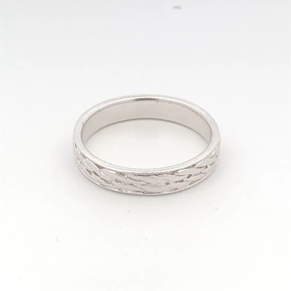 Heloise 925 Sterling Silver Wedding Band Ring