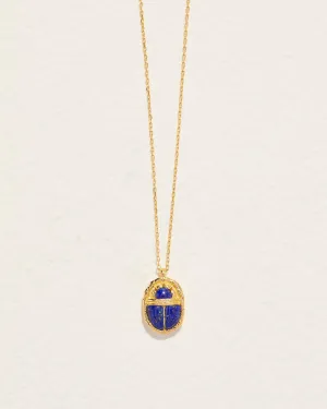 Inlay Scarab Pendant