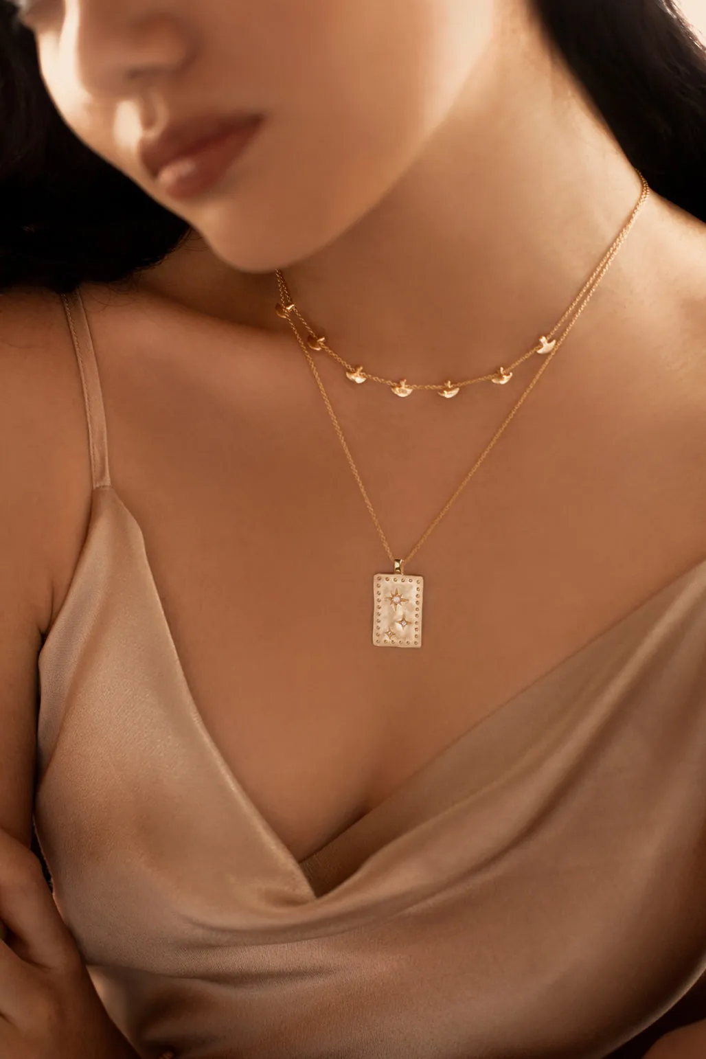 'Into the Light' Rectangle Necklace