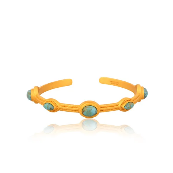 Island Hopping Cuff - Turquoise