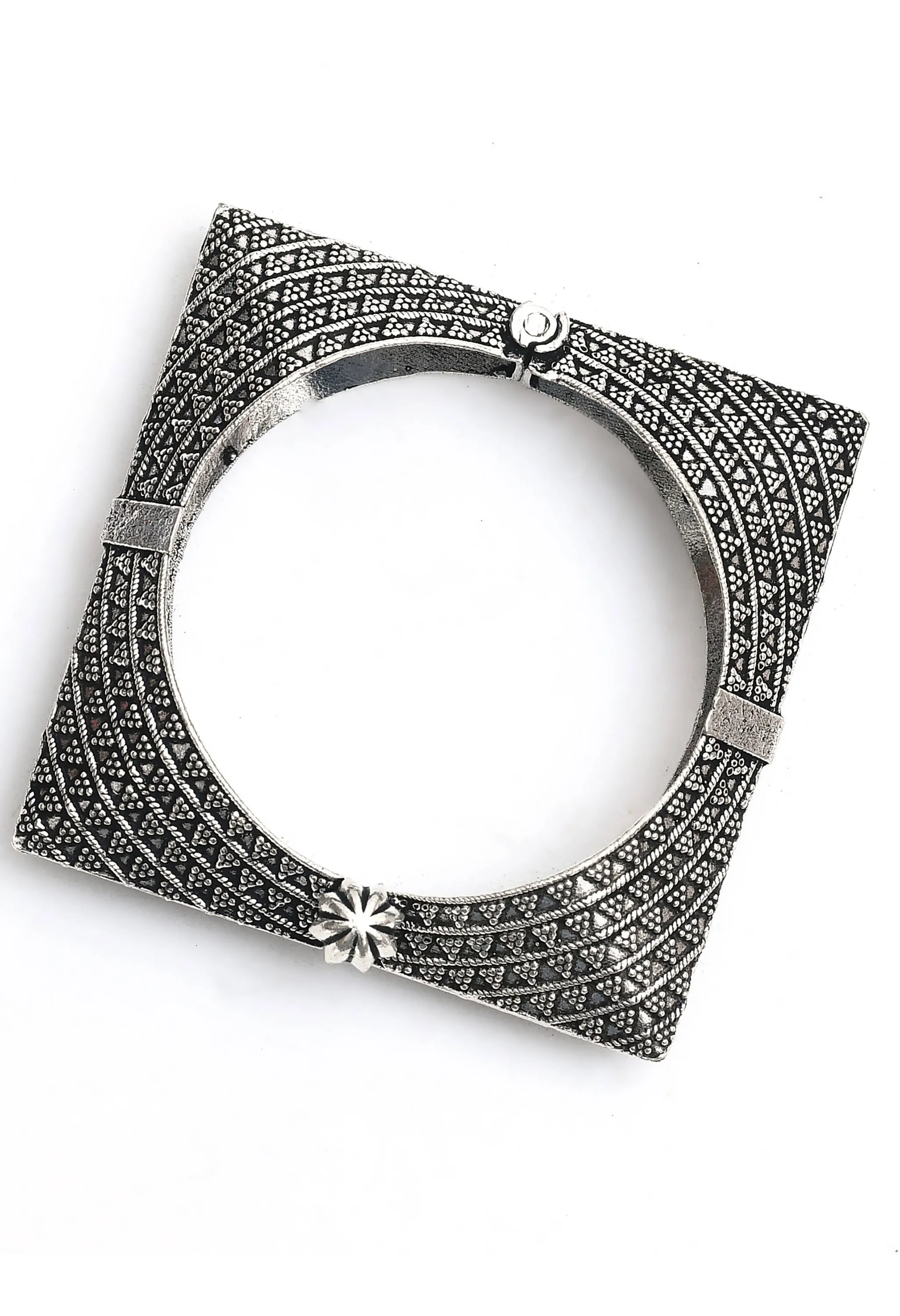 Johar Kamal Traditional Silver color Bracelet Jkbracelet_005