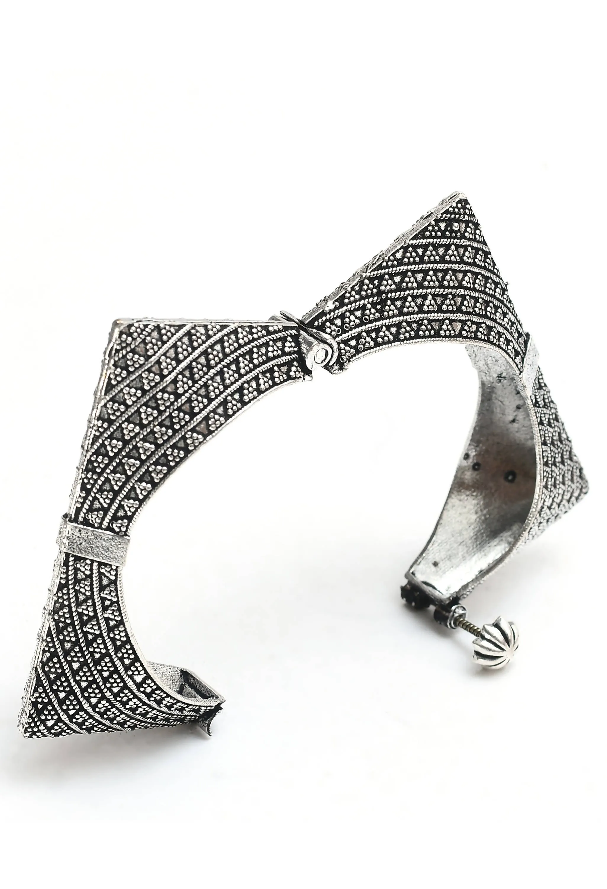 Johar Kamal Traditional Silver color Bracelet Jkbracelet_005