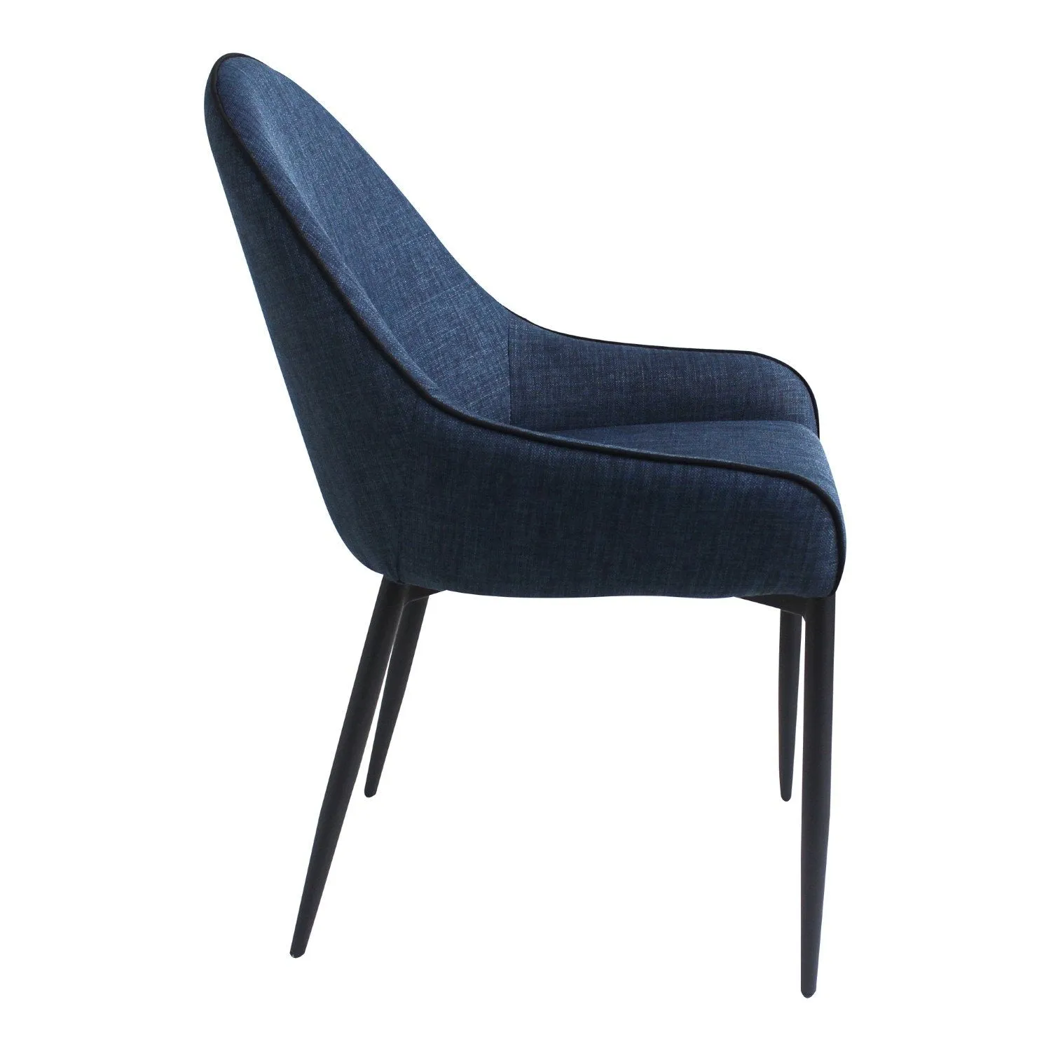 Lapis Dining Chair Dark Blue-Set Of Two