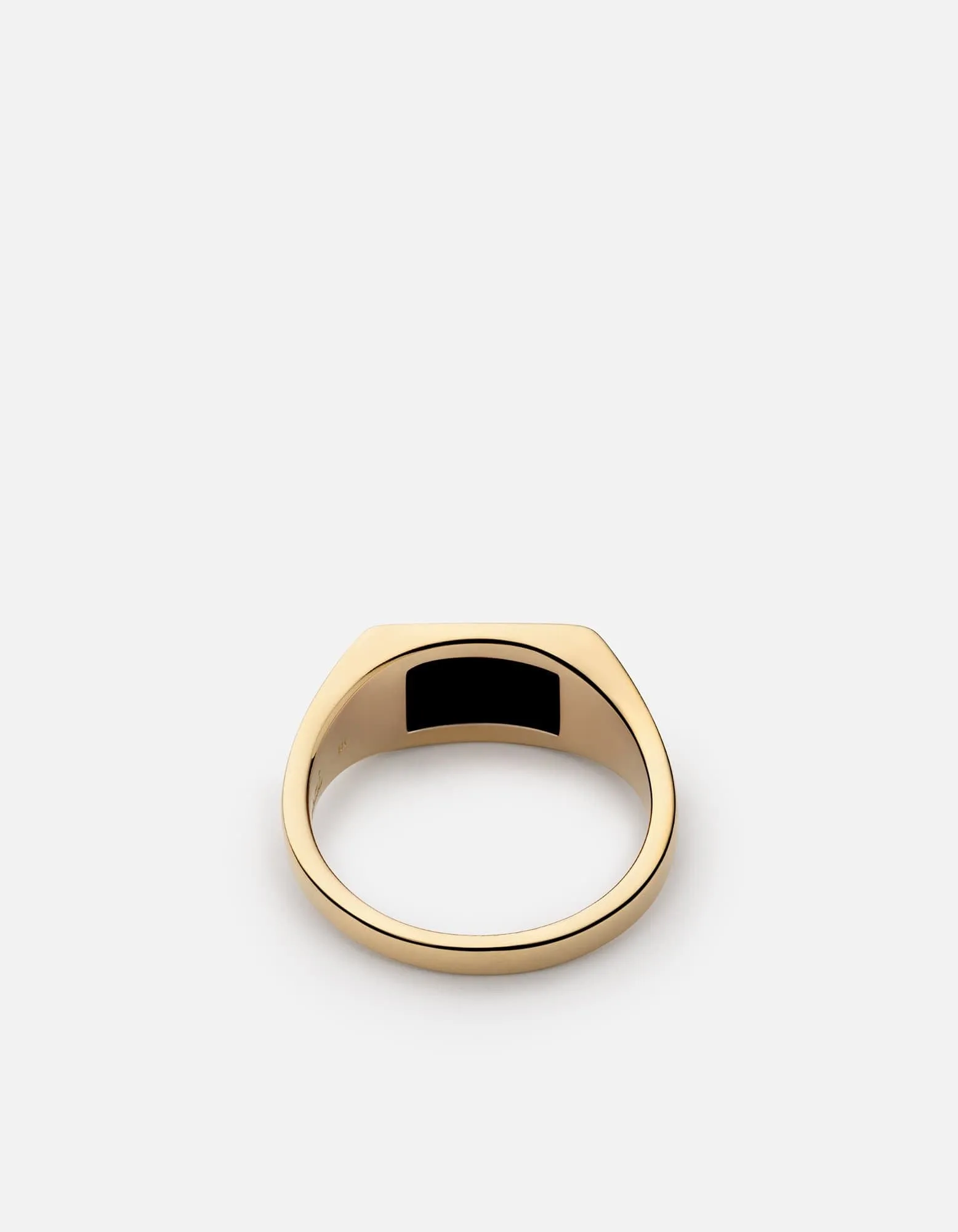 Lennox Onyx Ring, Gold