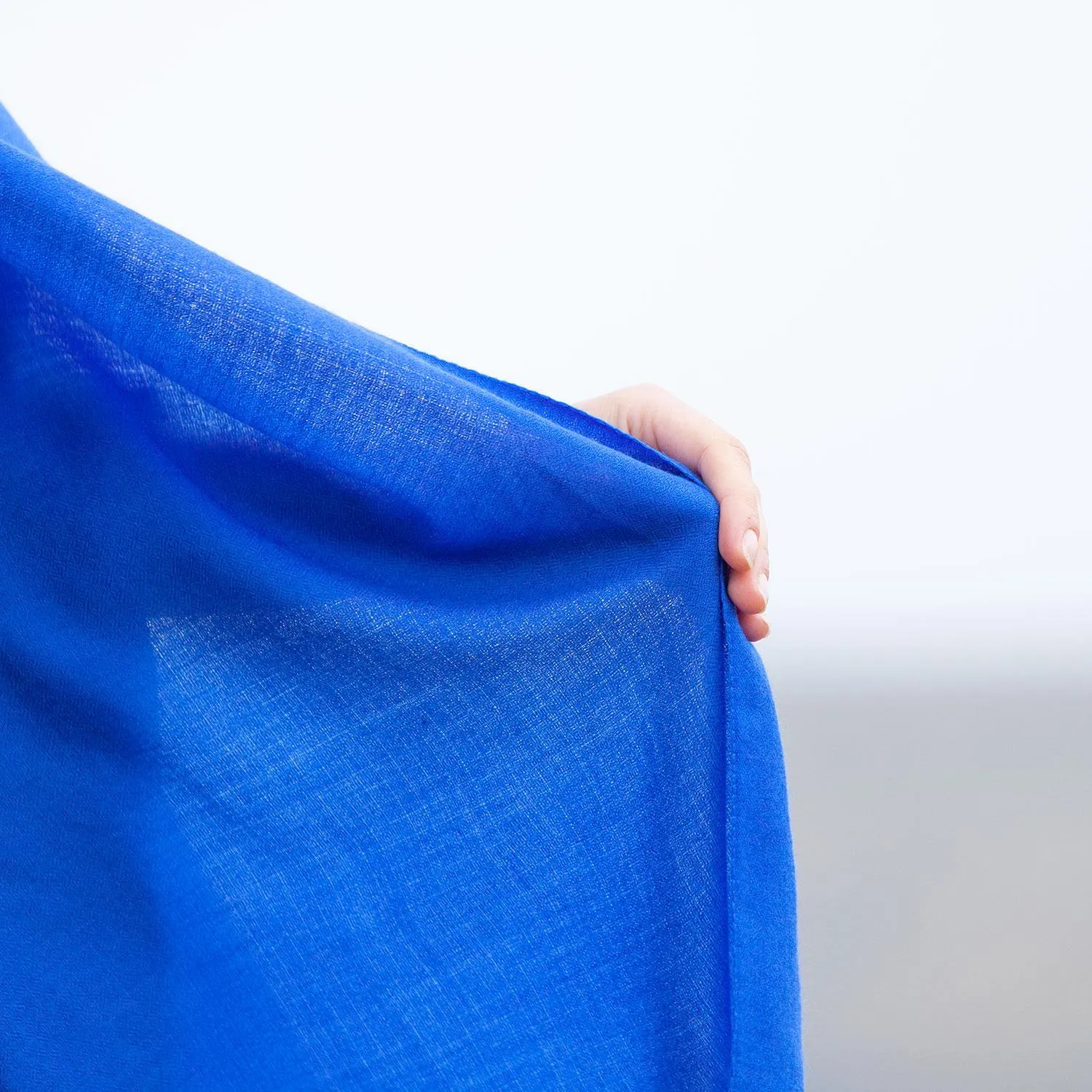 Merino Wool Shawl Lapis