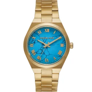 Michael Kors MK7460 Lennox Turquoise Gold Ladies Watch