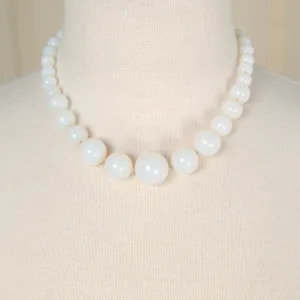 Moonstone Bead Necklace