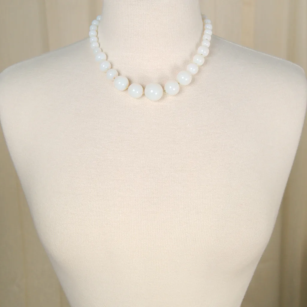 Moonstone Bead Necklace