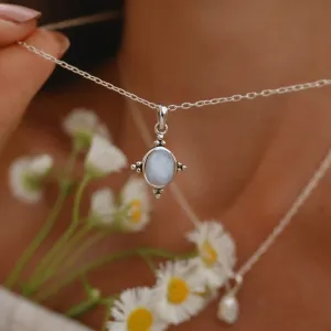 Moonstone Four Points Necklace