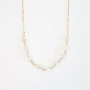 Moonstone Handmade Bead Chain Necklace