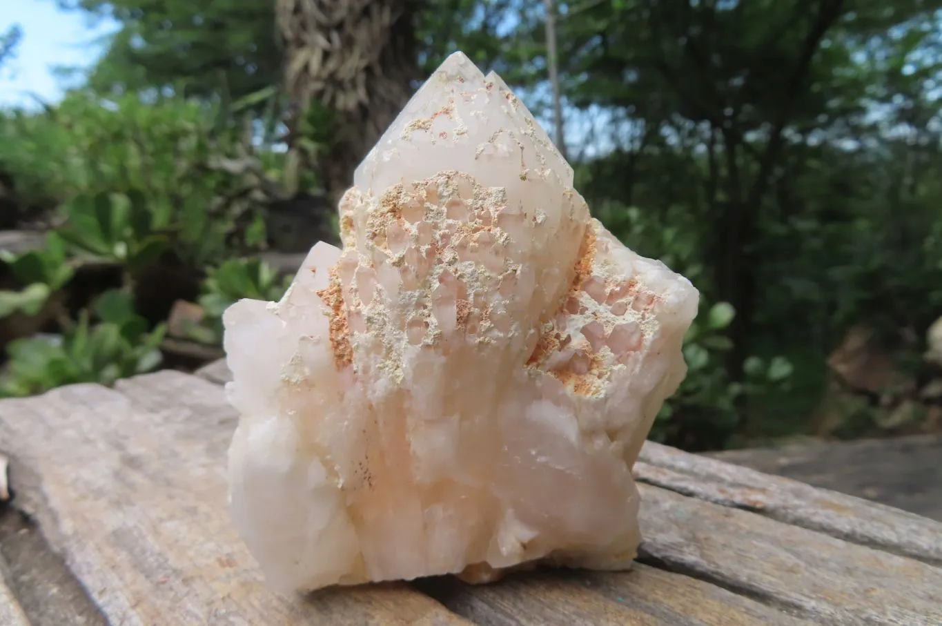 Natural Cascading Candle Quartz Clusters x 6 From Antsirabe, Madagascar